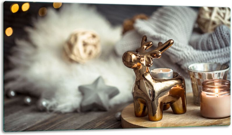 Glasschild Schneidebrett 52x30 Feertage