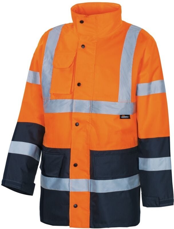 Warnschutz Regenjacke atmungsaktiv VW61 Gr. l orange - Vizwell