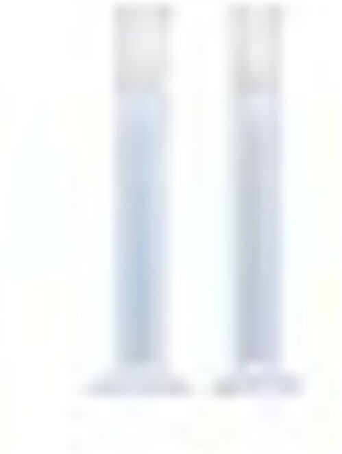 Messzylinder aus Kunststoff, 2 Stück Messzylinder, 100 ml Messzylinder, Messzylinder, professioneller Messzylinder für H...