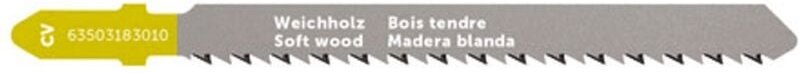 Stichsägeblatt für Holz cv 75 T2.5 sw sc rv - 63503183010 - Fein