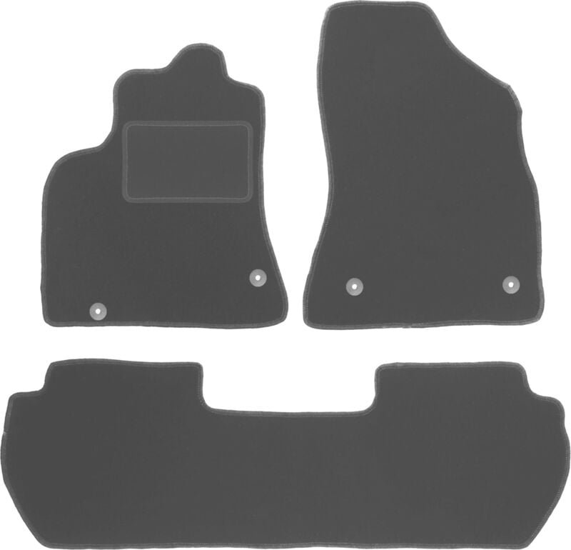 Graphit-Fußmatten für: Citroen Berlingo II 5-Sitzer (2008-2018)