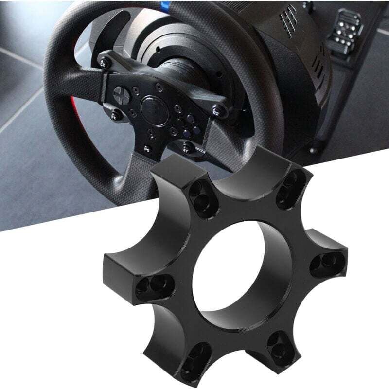 Thumbnail - Lenkrad-Adapterplatte, 70 mm Abstandshalter aus Aluminiumlegierung für Thrustmaster T300RS 13-14 Zoll Rennlenkrad