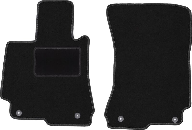Vordere Matten schwarz für: Mercedes W221 S-Klasse Limousine kurz (2005-2013)