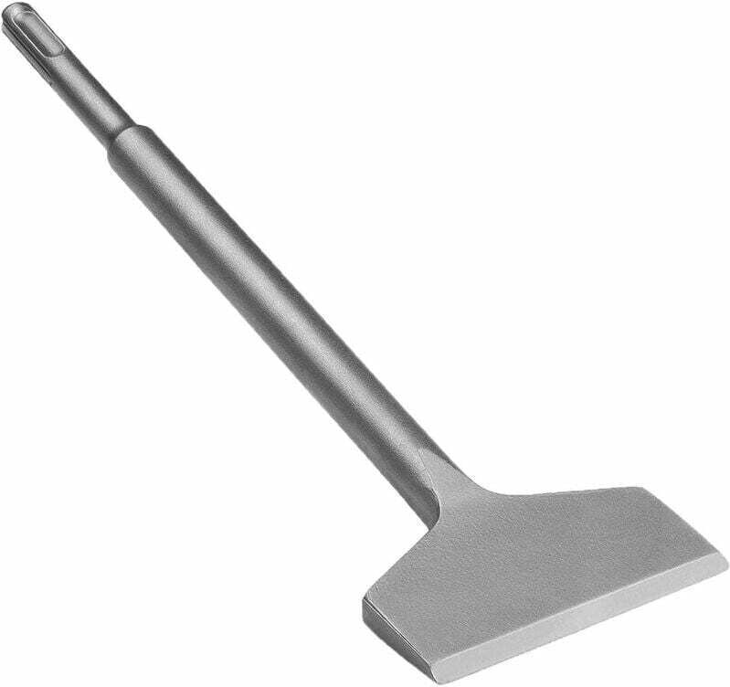 Ahlsen sds Plus Meißel 250 x 75 mm, gebogen, abgewinkelt, Fliesenmeißel, Entferner, Fliesenmeißel