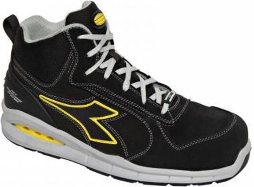 Hohe Sicherheitsschuhe run net airbox mid s3 src, schwarz - 701.181149-37