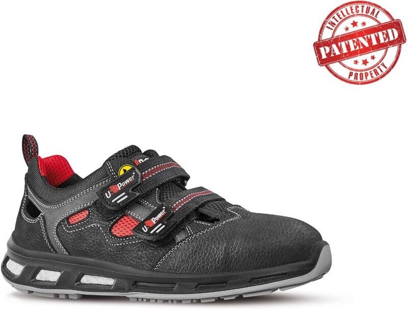 Sicherheitsschuhe niedrig CODY ESD S1P SRC - Schwarz/Rot 39