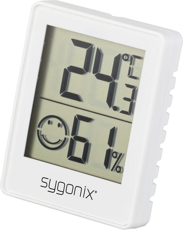 Sygonix Thermo-/Hygrometer Weiß SY-5267052