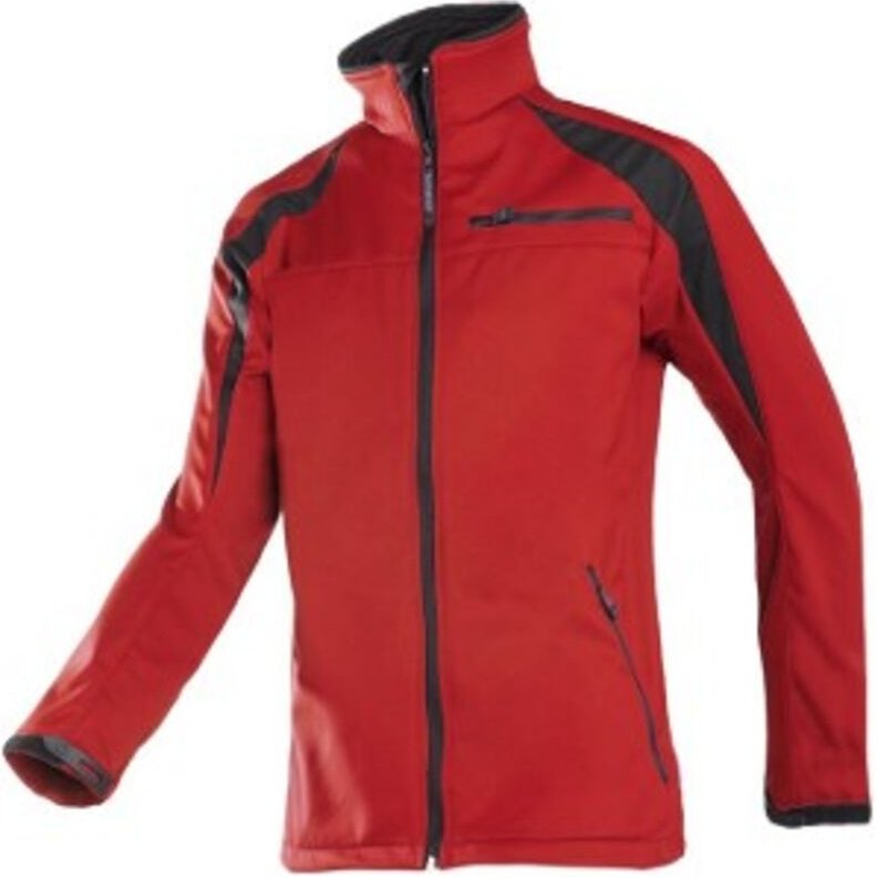 Sioen - Softshelljacke Piemonte Gr. xl rot/schwarz