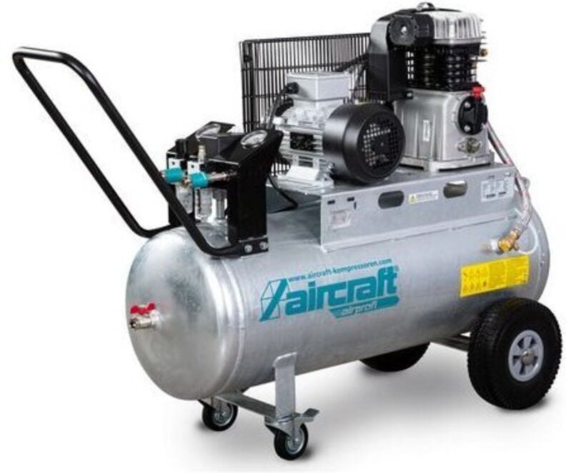 Mobiler Kolbenkompressor mit Riemenantrieb airprofi 503/100 p
