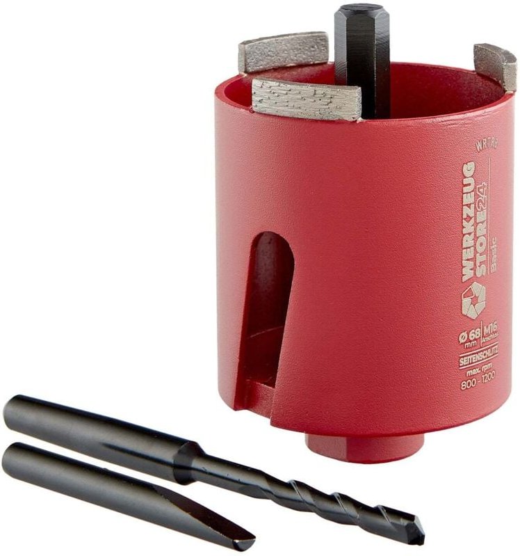 Ws24 - Diamant Dosensenker Basic - Set 4tlg. 6 Kant 68 mm 100441