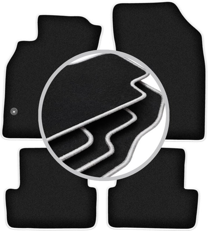 CARLUX-SILVER Autofußmatten für: Renault Fluence Limousine (2009-2016)