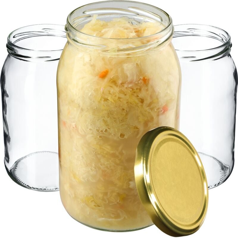 Słój Anna 900ml fi82 TO-900/1 8szt wieczko w - Kadax