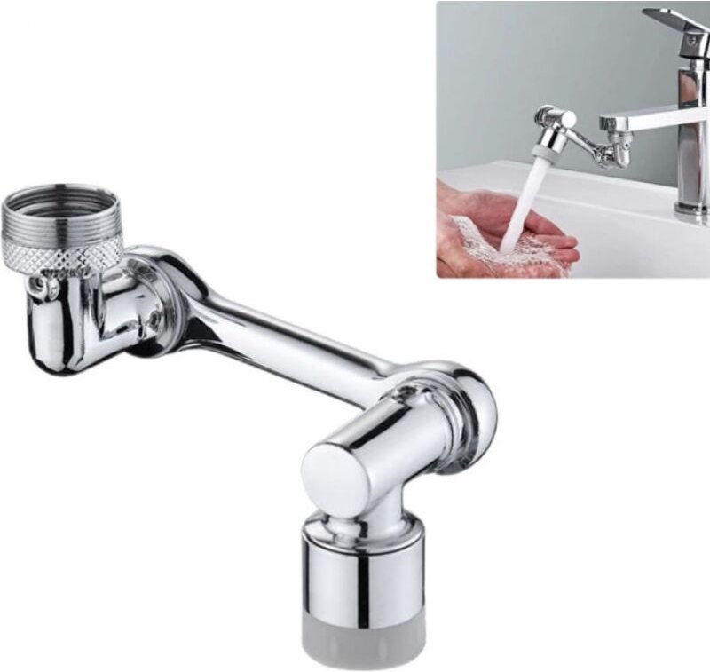 Thumbnail - Linghhang - 1080° drehbarer Universal-Wasserhahn-Extender, Weitwinkel-Roboterarm, universeller spritzwassergeschützter F...