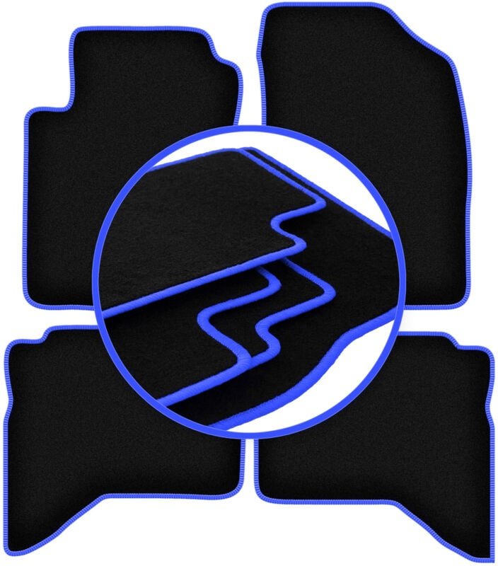 CARLUX-BLUE Autofußmatten für: Daihatsu Terios II SUV (2006-)