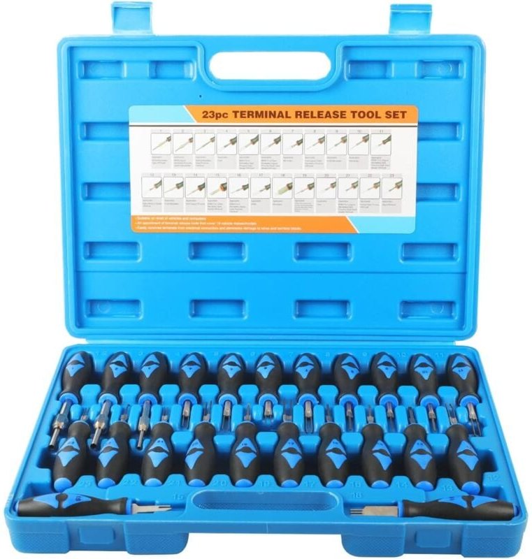 Nazalus-Sale 23-teiliges Werkzeugset zum Entfernen von Klemmen, Werkzeug zum Zerlegen elektrischer Kabel im Auto, Werkze...