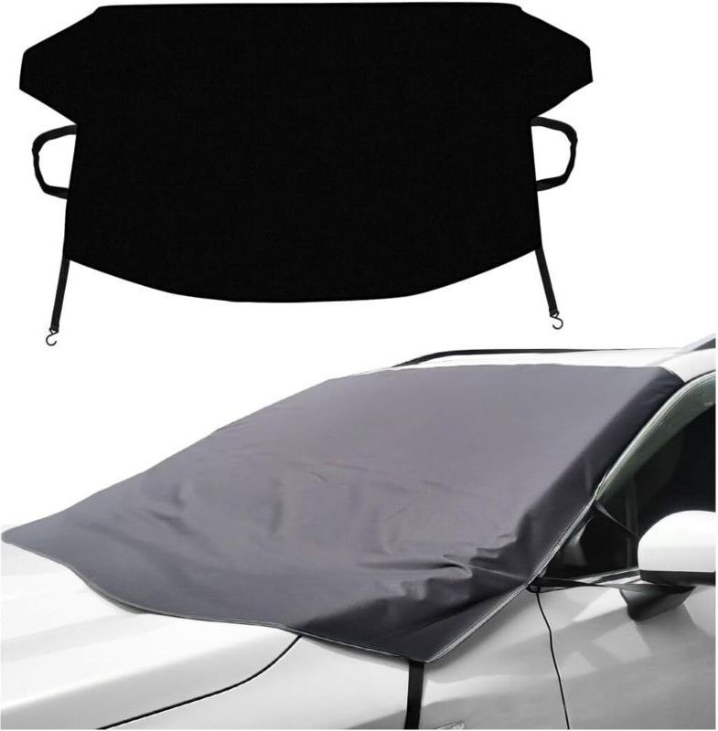 Auto-Windschutzscheibenabdeckung, Winterfahrzeugschutz, Frostschutz und Frontscheibenschutz, gegen Schnee, Frost, Sonne ...