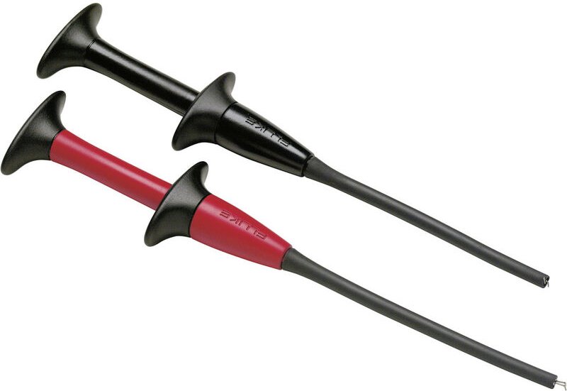 AC283A Sicherheits-Abgreifklemmen-Set Buchse 4 mm cat iv 600 v, cat iii 1000 v Rot, Schwarz - Fluke