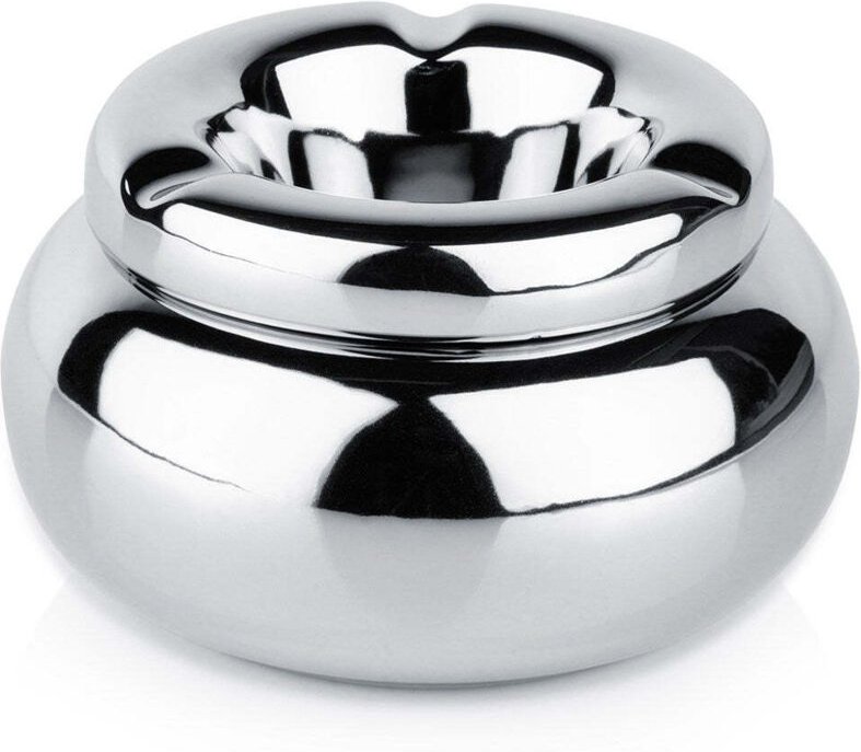 Dolomite silver round ashtray 11 cm