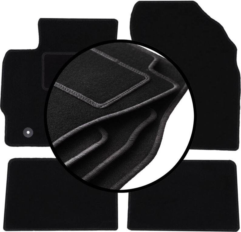 Veloursmatten-Satz für: Toyota Auris I Schrägheck, Kombi (2006-2012)