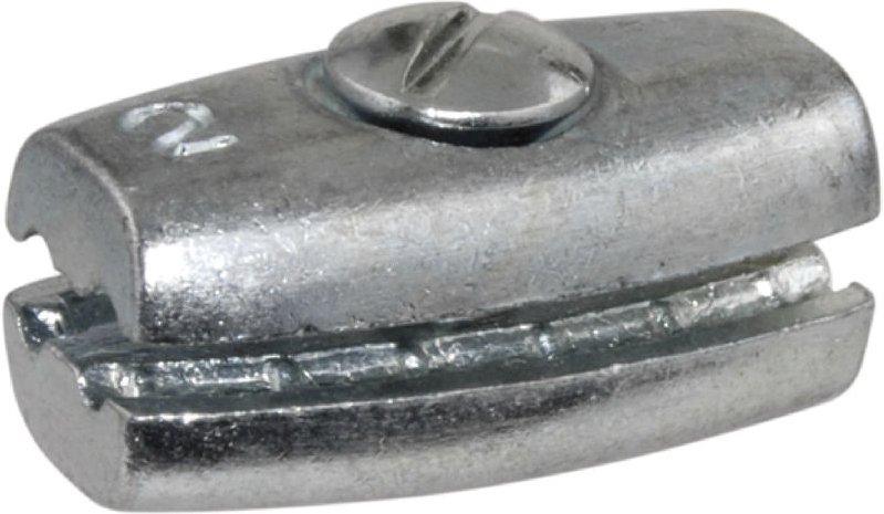 No Brand - Drahtseilklemme (Litzenverbinder) für Seildurchmesser 2 mm, Tempurguss verzinkt