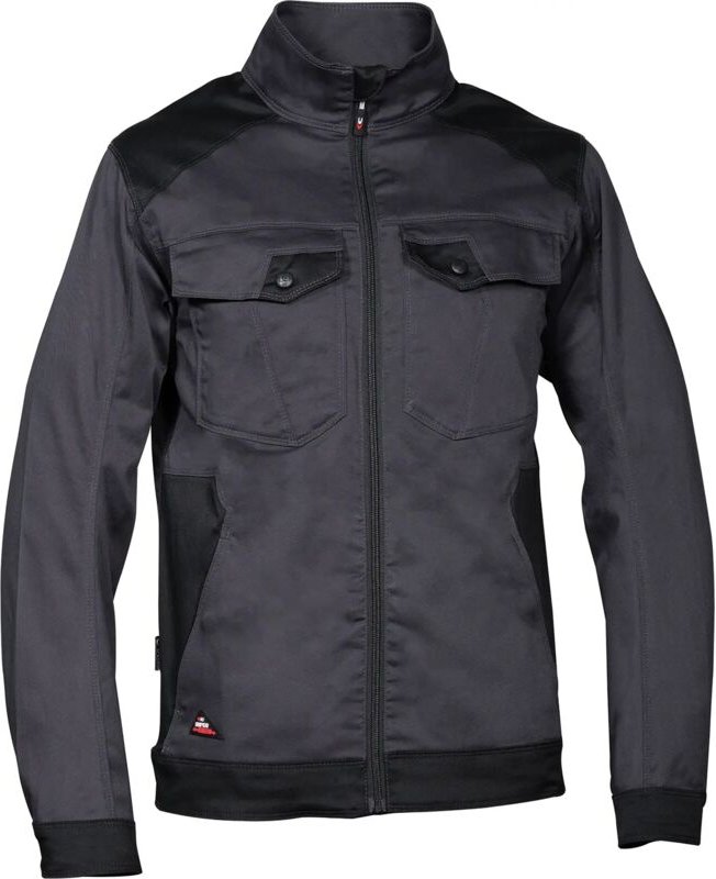 Thumbnail - Arbeitsjacke mit Reißverschluss BLORA - Anthrazit/Schwarz L - FR (50) - EU (52)