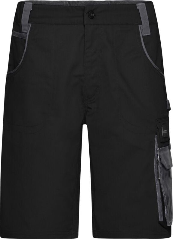 Thumbnail - James&nicholson - Workwear Bermuda JN835 Gr. 46 black/carbon