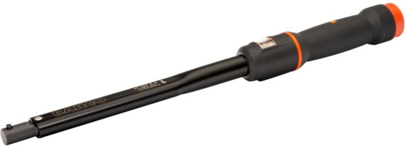 Bahco Mechanischer Klick-Drehmomentschlüssel 10 - 50 Nm, verstellbar, mit Fensterskala & runder Zapfenaufnahme