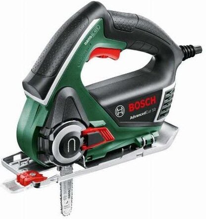 Bosch - Stichsäge AdvancedCut 50 500 w 7.800 min/1 Mikro-Kettensäge Nanoblade