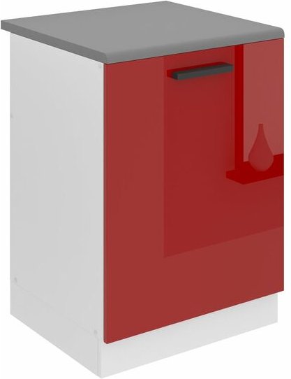 Unterschrank Küche, Spülenunterschrank 60 cm Breite. sdz Küchenunterschrank mit Arbeitsplatte. Spülenschrank mit 1 Tür, ...