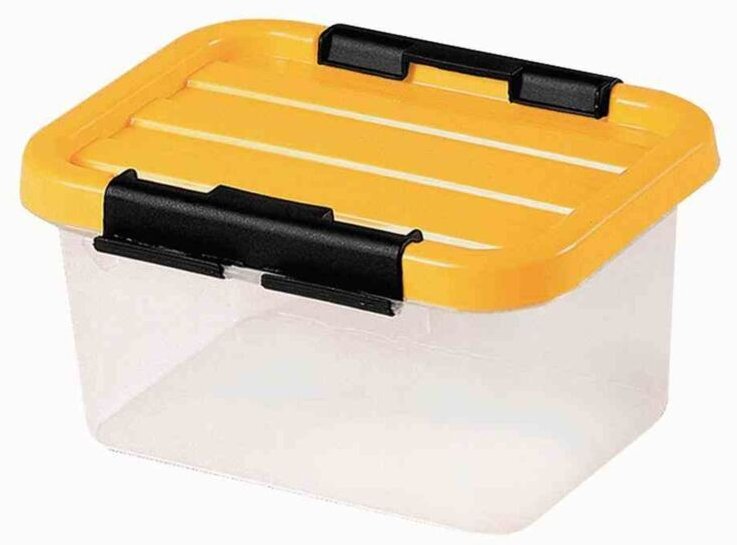 Systembox 3 l, 23 x 19 x 12 cm mit Deckel, farblich sortiert