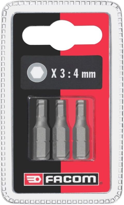 FACOM Bits Serie 1 - Sechskant 6 mm 3-tlg.