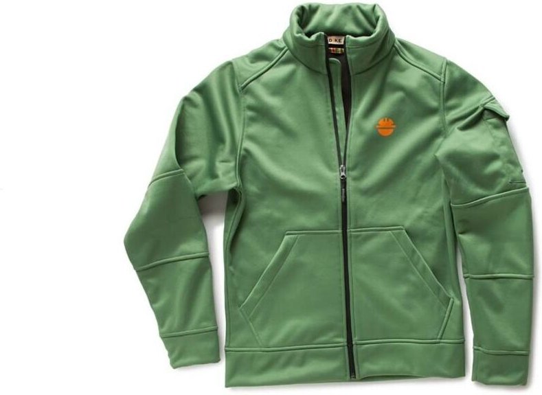 Softshell-Arbeitssweat mit Reißverschluss FEAT - Grün M