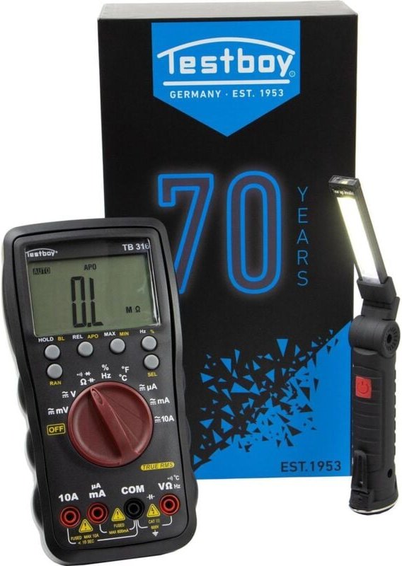 Testboy - Multimeter tb 316 black edition 600 mV - 600 v ac, 600 mV - 600 v dc ( 4000802076 )