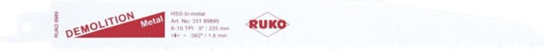 Ruko - 5x Säbelsägeblatt 8989 hss geschränkt gefräst - 33189895