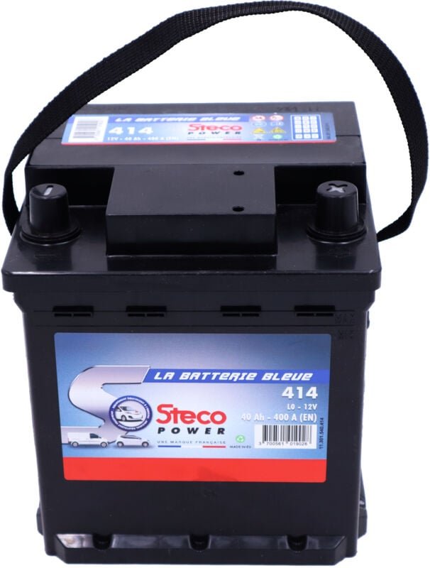 Batterie 12V 40Ah 400A 175x175x190 mm stecopower - 414