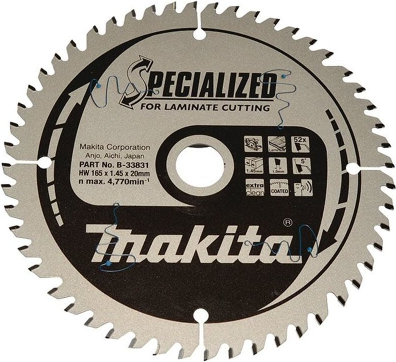 Specialized Sägeblatt 165x20x52Z - Makita