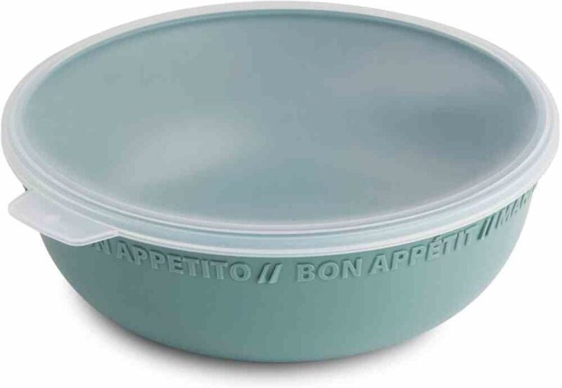 Rotho - Schüssel mit Deckel 1,02 l Tresa mistletoe grün Vorratsdose Frischhaltedose Kühlschankdose