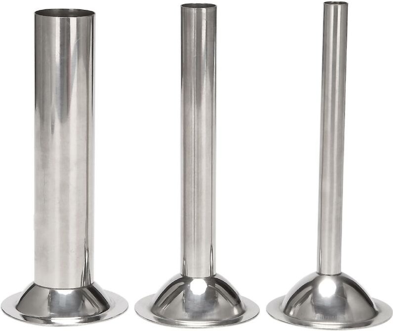 Füllrohre, Edelstahltrichter Aufsatz für manuellen Wurstfüller, für Lebensmittelmühlen ( 3