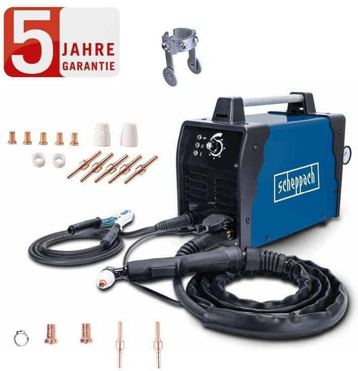 Thumbnail - Scheppach - Plasmaschneider PLC40 bis 12mm Druckluftschlauch 3 Elektroden Zubehör