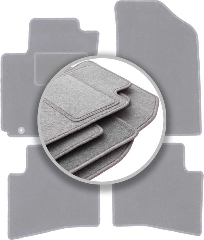 Graue Automatten für: Kia Rio III UB Fließheck (2011-2017)