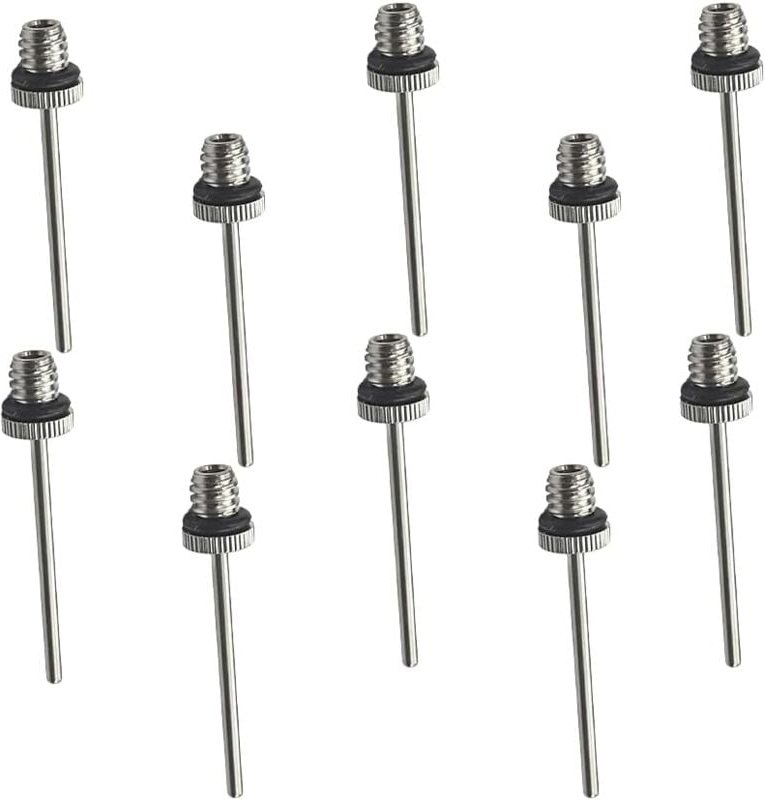 Ballpumpennadel, 10 Stück Luftpumpennadeln, Ballpumpen-Inflatornadeln, für Basketball, Volleyball, Fußball, Rugby - Soll...