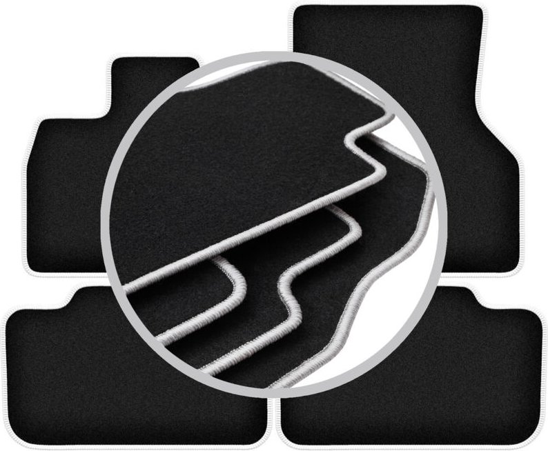 CARLUX-SILVER Autofußmatten für: BMW iX I20 0 (2021-2022)