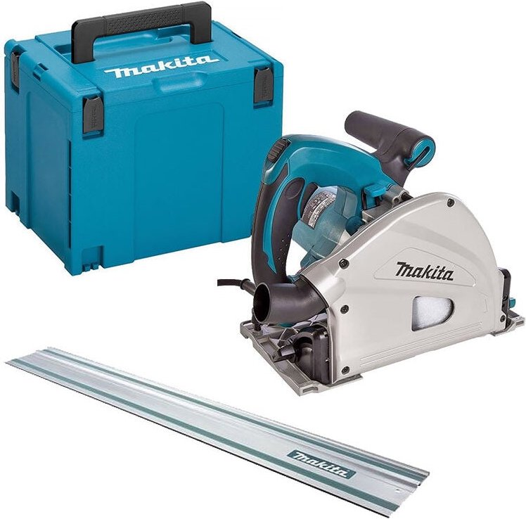 Makita - Tauchsäge - SP6000J1 - 1300 w, 165 mm, mit 1400 mm Führungsschiene, im makpac Koffer