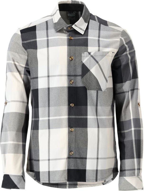 Mascot - Customized Hemd Aus Flanell Anthrazitgrau-Kariert 3Xl
