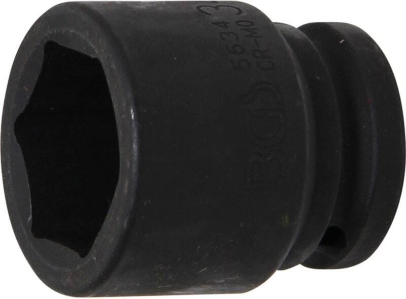 Bgs Technic - Kraft-Steckschlüssel-Einsatz Sechskant Antrieb Innenvierkant 20 mm (3/4') sw 34 mm