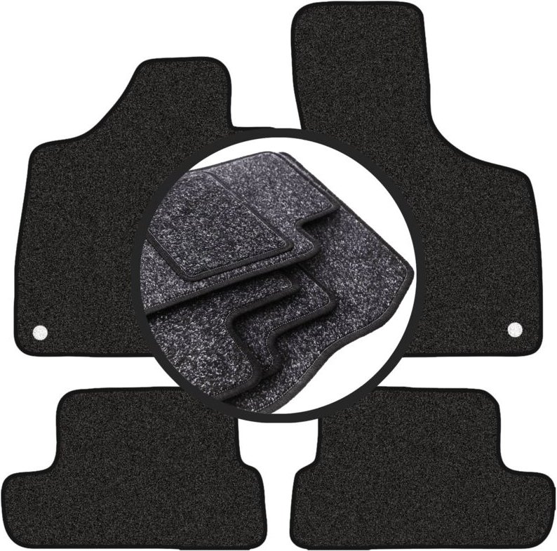 ANTHRA Autofußmatten für: Audi TT II 8J Cabrio, Roadster, Coupé (2006-2014)