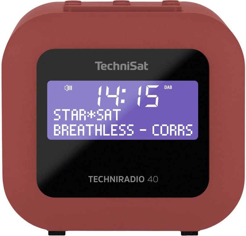 Thumbnail - TechniSat TECHNIRADIO 40, rot Taschenradio DAB+, UKW Weckfunktion, Inkl. Lautsprecherbox Rot