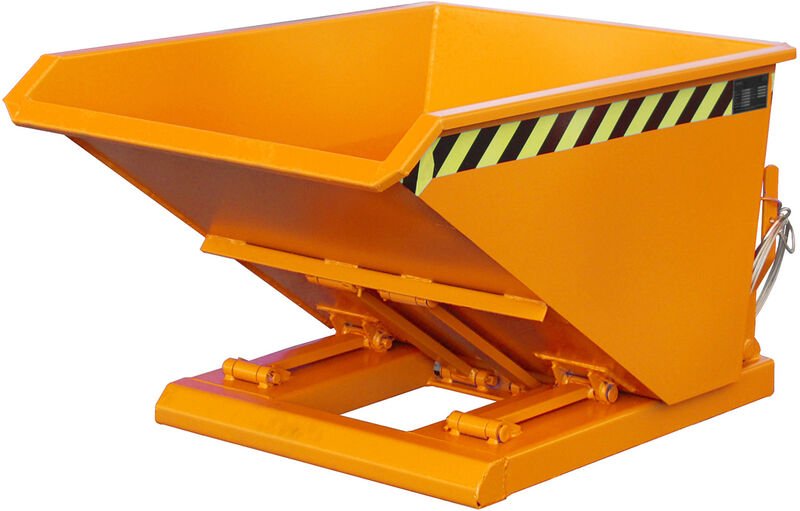 Bauer Kippbehälter NK 30, lackiert, Gelborange