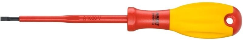 Hazet - Elektriker-Schraubendreher ∙ schutzisoliert 810VDE-35 ∙ Schlitz Profil ∙ sw 0,6 x 3,5 mm