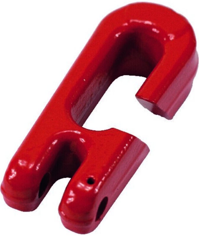 PÖSAMO ChokerHaken DIN EN 1677-1 verg.Stahl rot 8mm5/16